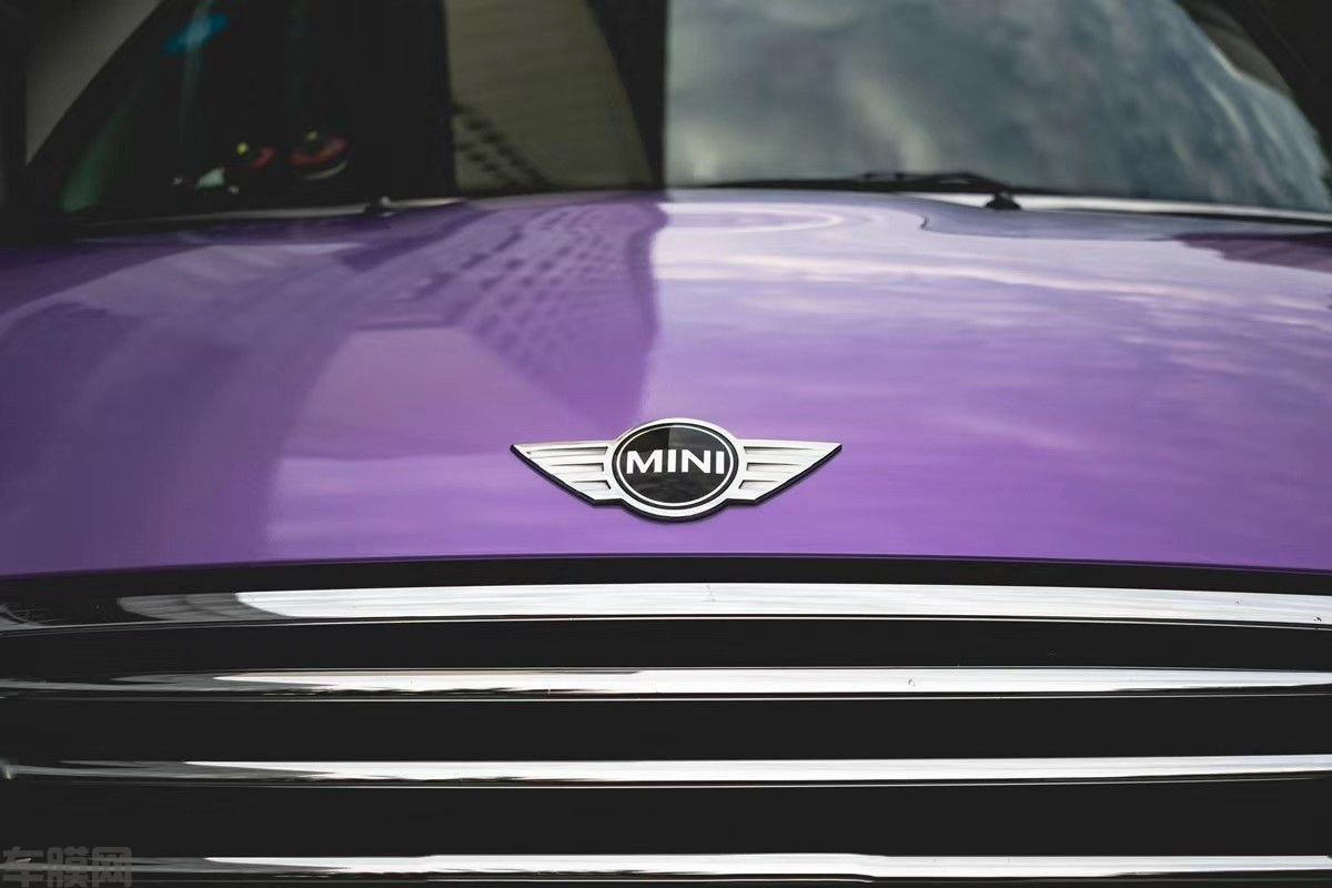  MINI梦幻紫贴膜改色效果图