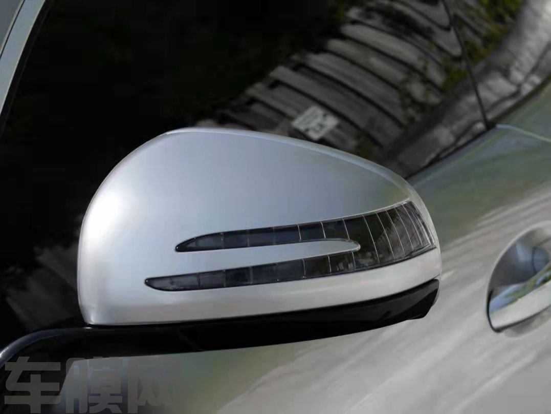 奔驰AMG GTS 液态金属GT银改色膜 效果图