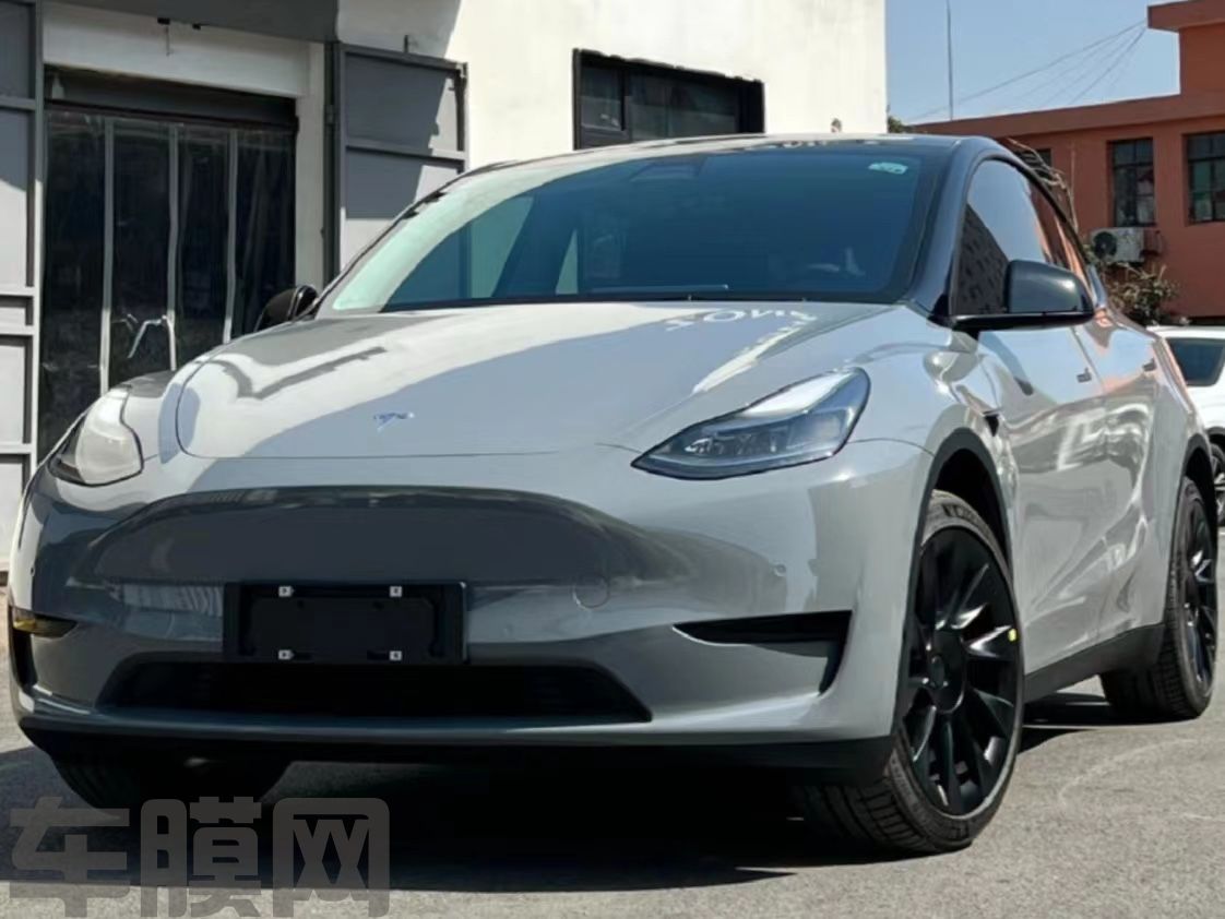 特斯拉Model Y 纳多灰改色膜 效果图