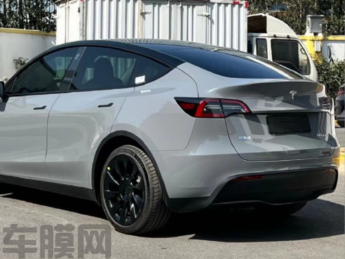 特斯拉Model Y 纳多灰改色膜 效果图