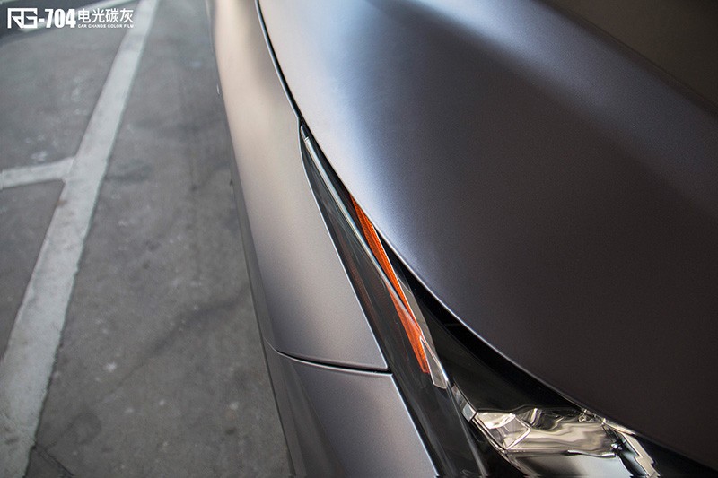 雷克萨斯RX200t车身改色贴膜电光炭灰