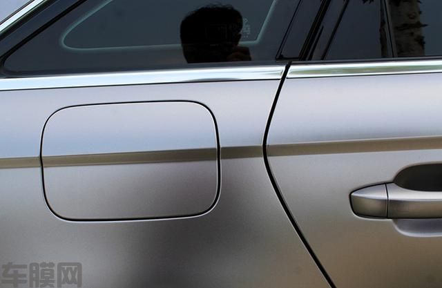 奥迪A6L汽车改色电光金属钛金贴膜效果图