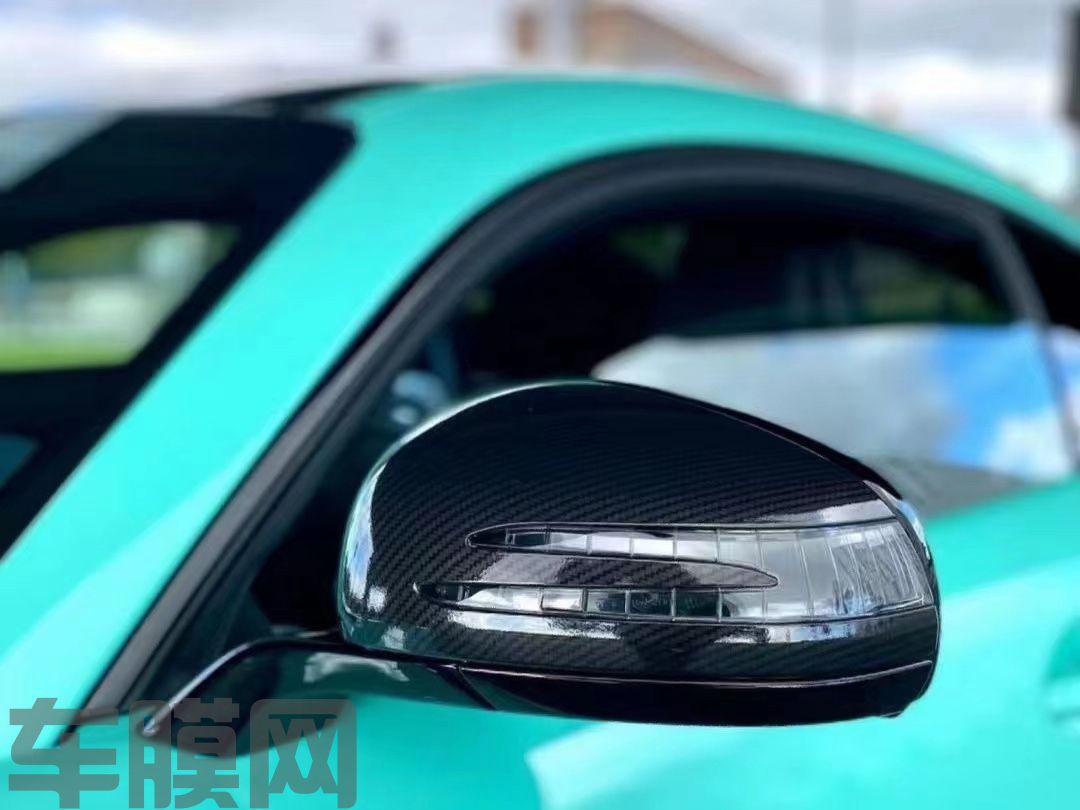 奔驰AMG GT 蒂芙尼蓝改色膜 效果图