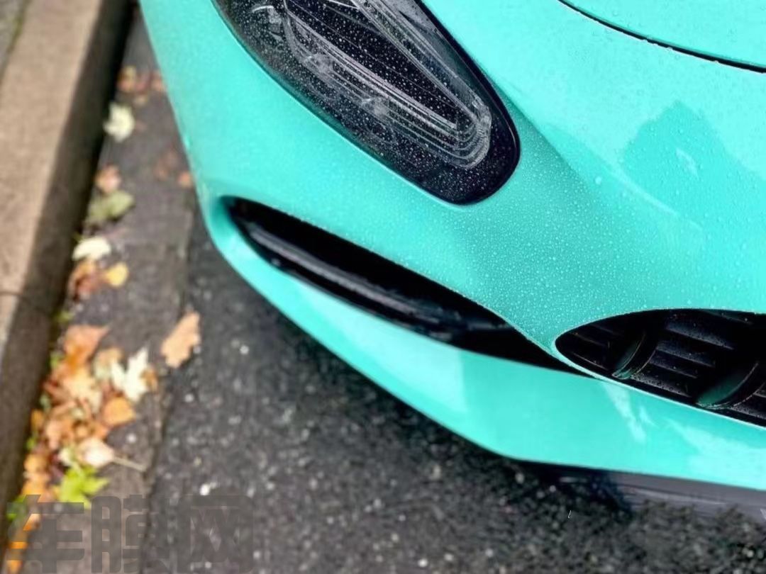奔驰AMG GT 蒂芙尼蓝改色膜 效果图