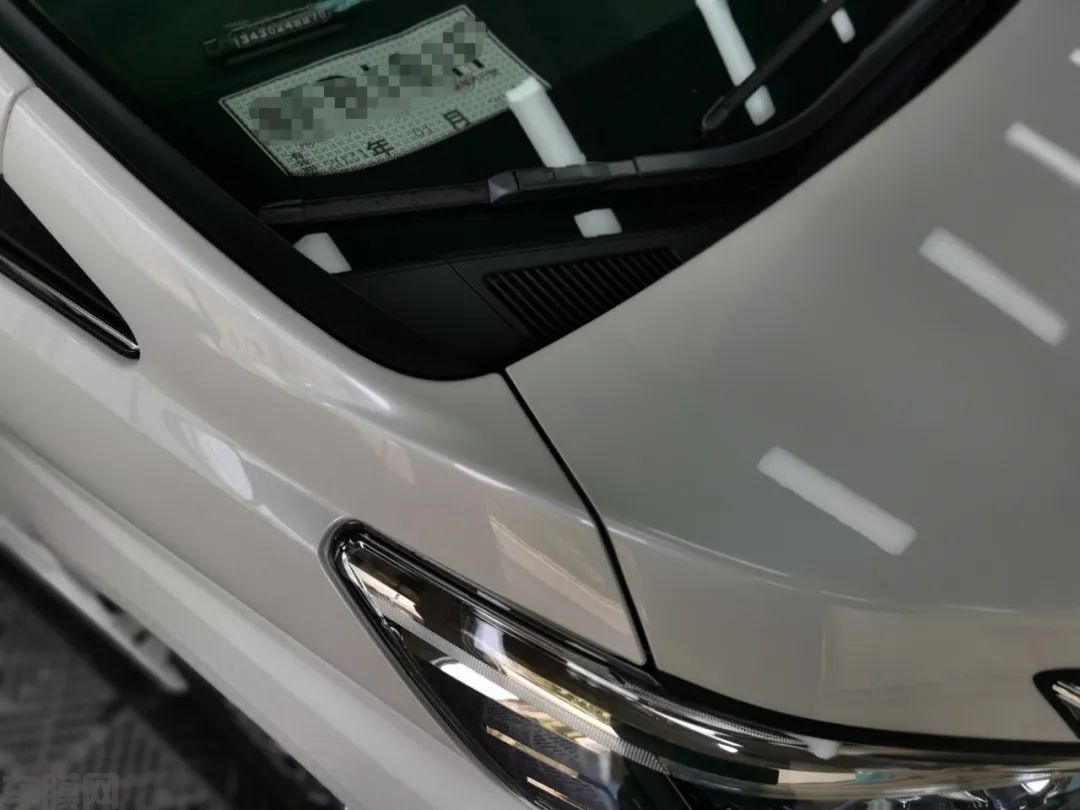 汽车改装｜丰田威尔法装贴漆面透明膜案例(图14)